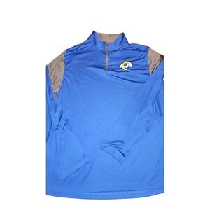 Los Angeles Rams fanatics 1/4 zip long sleeve size large